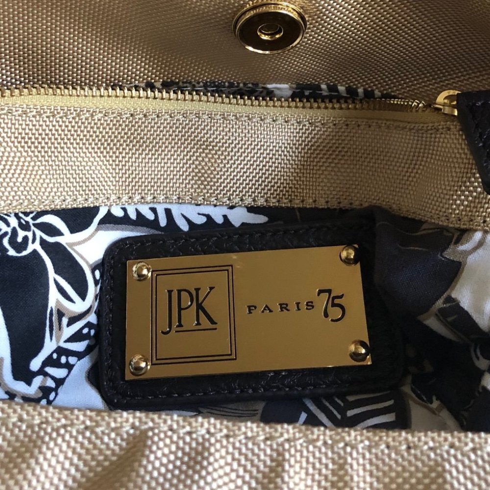 JPK Paris 75 Gold Bucket Purse - Picture 2 of 13